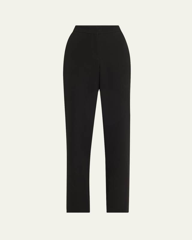 Saint Marks Flared Contrast-Trim Pants